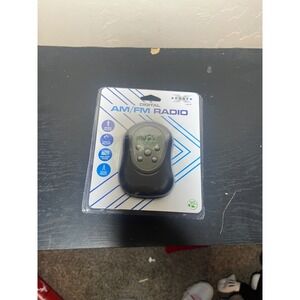 SPORTX Digital AM FM Radio Portable Pocket Radio Stereo Earbuds LCD Display